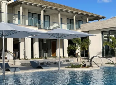 Exterior over pool